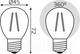 Миниатюра изображения товара Лампа Gauss Filament Globe E27 5W 4100K / 105802205