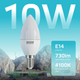 Миниатюра изображения товара Лампа Gauss Elementary Candle E14 10W 4100K / 33120