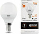 Миниатюра изображения товара Лампа Gauss Elementary Globe E14 6W 2700К/3000K / 53116