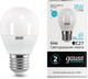 Миниатюра изображения товара Лампа Gauss Elementary Шар 8W 540lm 4100K Е27 / 53228