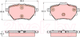 Миниатюра изображения товара Тормозные колодки TRW GDB2036