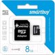 Миниатюра изображения товара Карта памяти SmartBuy microSDHC (Class 10) 8 Gb + SD адаптер (SB8GBSDCL10-01)