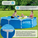 Миниатюра изображения товара Каркасный бассейн Intex Metal Frame / 56999/28202 (305x76)