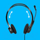 Миниатюра изображения товара Наушники-гарнитура Logitech PC Headset 960 USB (981-000100)
