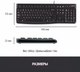 Миниатюра изображения товара Комплект клавиатура и мышь Logitech MK120 (черный)
