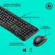 Миниатюра изображения товара Комплект клавиатура и мышь Logitech MK120 (черный)