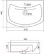 Миниатюра изображения товара Умывальник Santek Балтика 60 (WH110246)