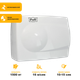 Миниатюра изображения товара Сушилка для рук Puff 8828W (белый)
