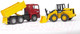 Миниатюра изображения товара Набор игрушечной техники Bruder Самосвал MAN с бульдозером 1:16 (02752)