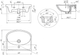 Миниатюра изображения товара Умывальник Cersanit Erica 60 (S-UM-ERI60-1-W)
