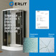 Миниатюра изображения товара Душевая кабина Erlit ER3510P-C4-RUS