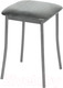 Миниатюра изображения товара Табурет Древпром Тонкие ноги (металлик/бенгал серый)