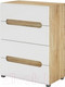 Миниатюра изображения товара Комод Мебель-Неман Леонардо МН-026-07 (белое дерево/дуб сонома)