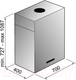 Миниатюра изображения товара Вытяжка коробчатая Korting KHA7950X Cube