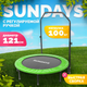 Миниатюра изображения товара Батут для джампинга Sundays D121 (с ручкой, зеленый)