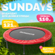 Миниатюра изображения товара Батут Sundays D121 (красный)