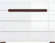 Миниатюра изображения товара Комод Black Red White Azteca S205-KOM4S/8/11 (белый/белый блеск)