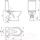 Миниатюра изображения товара Унитаз напольный Cersanit Just 031 (S-KO-JUS031-3/6-PL-W)