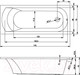 Миниатюра изображения товара Ванна акриловая Riho Miami 170 / BB62005