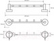 Миниатюра изображения товара Крючок для ванной Bemeta 104105112