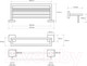 Миниатюра изображения товара Полка для полотенца Bemeta 132205072