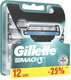 Миниатюра изображения товара Набор сменных кассет Gillette Mach3 (12шт)