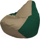 Миниатюра изображения товара Бескаркасное кресло Flagman Груша Макси XXL Г2.1-83 (темно-бежевый/темно-зеленый)