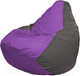 Миниатюра изображения товара Бескаркасное кресло Flagman Груша Макси XXL Г2.1-103 (сиреневый/темно-серый)
