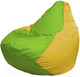 Миниатюра изображения товара Бескаркасное кресло Flagman Груша Макси XXL Г2.1-167 (салатовый/желтый)