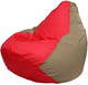 Миниатюра изображения товара Бескаркасное кресло Flagman Груша Макси XXL Г2.1-171 (красный, темно-бежевый)