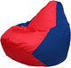 Миниатюра изображения товара Бескаркасное кресло Flagman Груша Макси XXL Г2.1-172 (красный/синий)