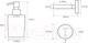 Миниатюра изображения товара Дозатор для жидкого мыла Bemeta Omega 104109102