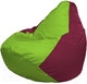 Миниатюра изображения товара Бескаркасное кресло Flagman Груша Мини L Г0.1-169 (салатовый/бордовый)