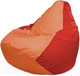 Миниатюра изображения товара Бескаркасное кресло Flagman Груша Мини L Г0.1-217 (оранжевый/красный)