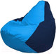 Миниатюра изображения товара Бескаркасное кресло Flagman Груша Мини L Г0.1-272 (голубой/темно-синий)
