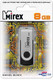 Миниатюра изображения товара USB flash накопитель Mirex Swivel Rubber Black 8GB (13600-FMURUS08)
