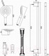 Миниатюра изображения товара Душевой гарнитур Bravat Snow D157CP-2