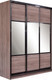 Миниатюра изображения товара Шкаф-купе Евва 18 TTG.01 / АЭП ШК.3 03 (трюфель/венге глянец)