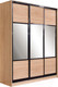 Миниатюра изображения товара Шкаф-купе Евва 18 SSG.01 / АЭП ШК.3 03 (сонома/венге глянец)
