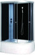Миниатюра изображения товара Душевая кабина Coliseum Simple T-120 L (черный/тонированное стекло)