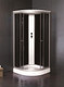 Миниатюра изображения товара Душевая кабина Coliseum TM-90 (черный/тонированное стекло)