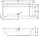 Миниатюра изображения товара Ванна акриловая Riho Lugo 190x80 / BT04005