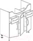 Миниатюра изображения товара Тумба под умывальник СанитаМебель Камелия-69.51 Д2 (белый)