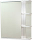 Миниатюра изображения товара Шкаф с зеркалом для ванной СанитаМебель Камелия-09.60 (левый, белый)