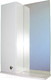 Миниатюра изображения товара Шкаф с зеркалом для ванной СанитаМебель Камелия-11.50 Д2 (левый, белый)