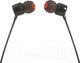 Миниатюра изображения товара Наушники-гарнитура JBL Tune 110 / JBLT110BLK (черный)