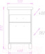 Миниатюра изображения товара Тумба под умывальник Onika Натали 50.12 (105016)