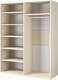 Миниатюра изображения товара Шкаф Мебель-Неман Астория МН-218-03-220 (кремовый)
