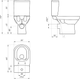 Миниатюра изображения товара Унитаз напольный Cersanit City Clean On (S-KO-CIT011-3/5-COn-S-DL-w)