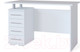 Миниатюра изображения товара Письменный стол Сокол-Мебель КСТ-106.1 (белый)